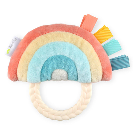 Ritzy Rattle Pal Plush Rattle Pal w/ Teether - Rainbow